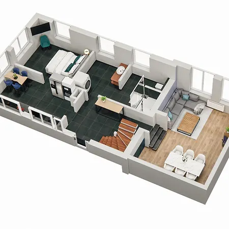 S4D Ferienwohnung Kiel Zentral, 2 Parkplaetze アパート